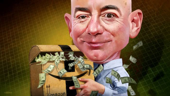 What does Jeff Bezos do with his money