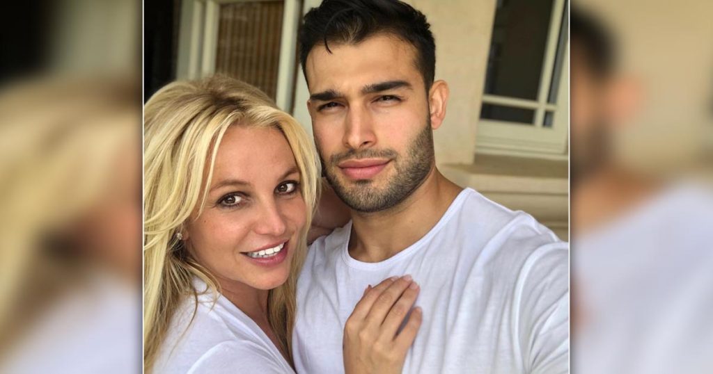 Britney and fiance-Sam Asghari