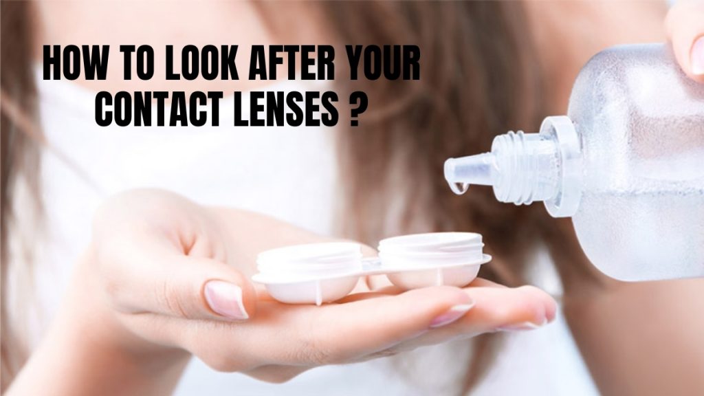 How to look after your contact lenses